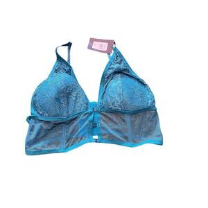 Frederick's of‎ Hollywood Women's Teal Lace Bralette Size M